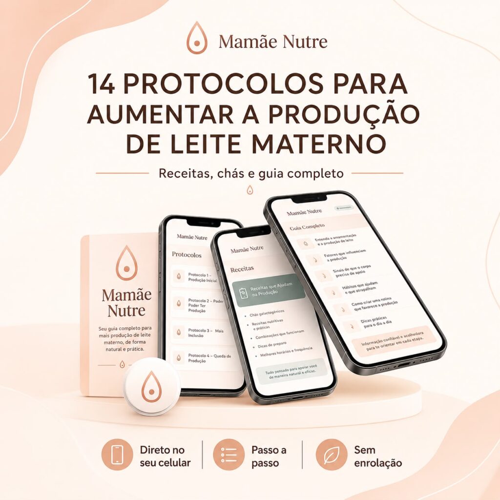 Mamãe Nutre – Guia para Apoiar a Produção de Leite Materno